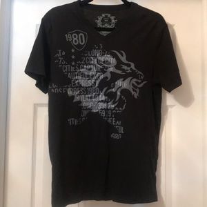 Men’s Express Black Vneck T-shirt